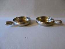 COPPIA DI TEGAMINI SPUTACCHIERE IN ARGENTO 800