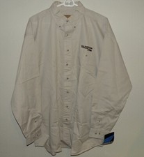 Gear For Sports Glastron Boats Uomo XL LS Camicia con bottoni beige nuova con etichetta
