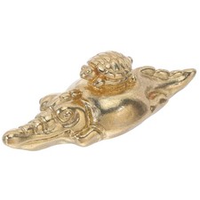 Pomello in ottone tartaruga su