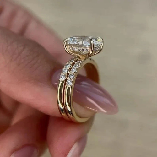 Anello fascia diamante - a,