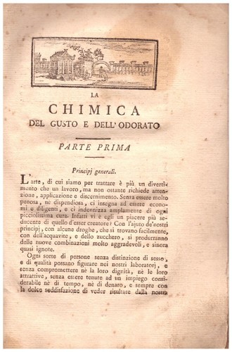 Chimica del gusto e - chimica,