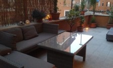 set da giardino o terrazzo Tarrington House, acciaio/rattan 