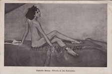 Arte: Valentin Serow (pittore Russo) ritratto di Ida Rubistein nuda