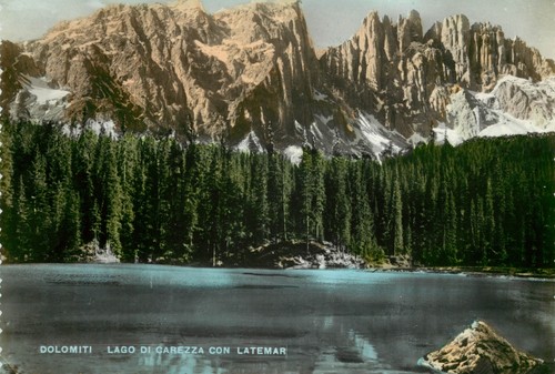C15038 lago carezza con - lago,