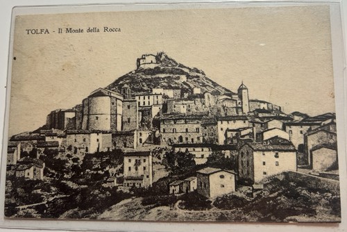 Cartolina tolfa roma - di,