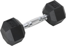 Manubrio Esagonale Da 5Kg Peso Palestra Fitness Bilanciere Ergonomico Profession