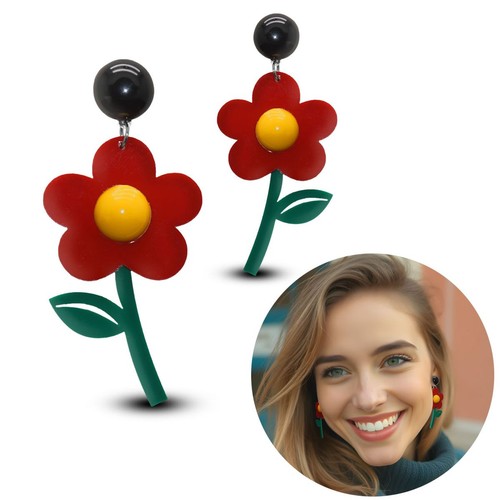 Xxl fiori orecchini donna - xxl,