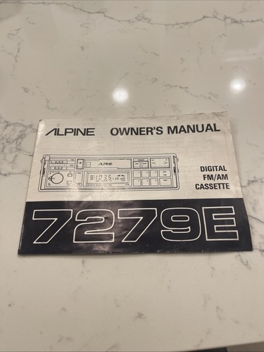 Alpine 7279e autoradio vintage - 7279e,