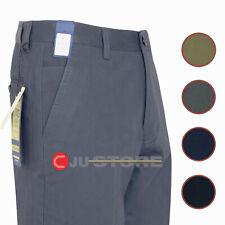 Pantaloni uomo elegante invernale FUSTAGNA cotone felpato foderato tg da 48 a 64