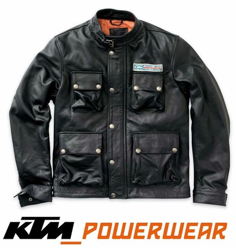 Ktm men leather - jacket,