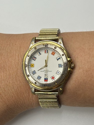 Orologio vintage bandiera - orologio,