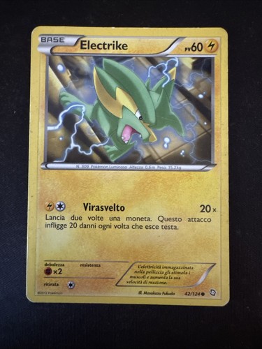 Carta pokemon electrike 124 - carta,