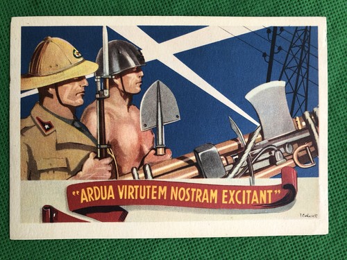 Cartolina militare libia - cartolina,