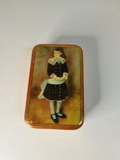 Scatola di latta Vintage Pavesi Biscotti di Novara lito di M. Berard P A Renoir