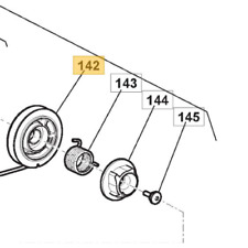 STIGA ALPINA PULEGGIA AVVIAMENTO PER MOTOSEGA SPR 276 AC 27 T E ALTRI ORIGINALE