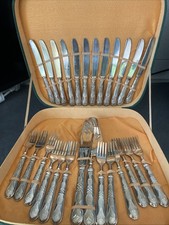 Set Vintage Posate Da Dessert