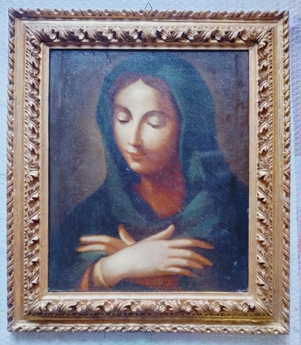 Antico dipinto madonna - antico,