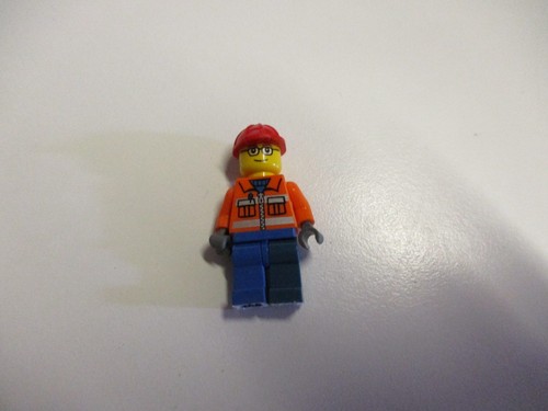 Lego personaggio city operaio