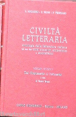 Civilta letteraria antologia - civilta,