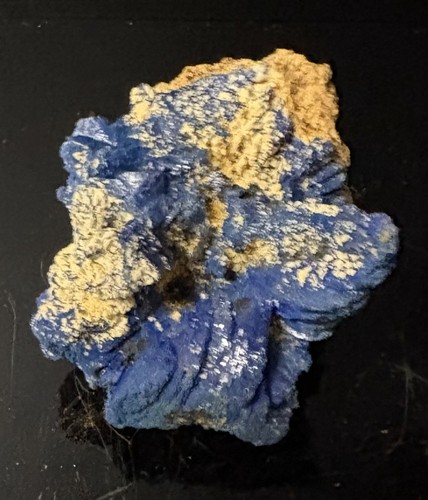 Azurite con limonite miniera - azurite,