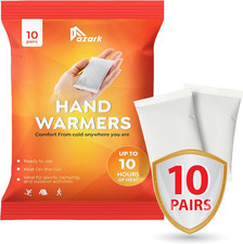 Scaldamani Unisex, Fino a 10 Ore, Riscaldamento Rapido, Tascabile, Ideale per Sp