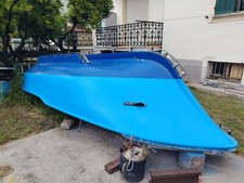 Barca Gozzo entrobordo siciliano  6Mt Vetroresina Senza Motore