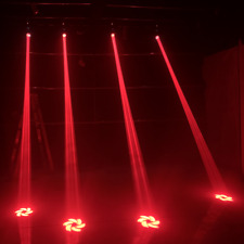 Coppia Teste Mobili Beam Led 120 Watt + Spot 2in1 con 8 Prismi Rotanti e 7 Gobos