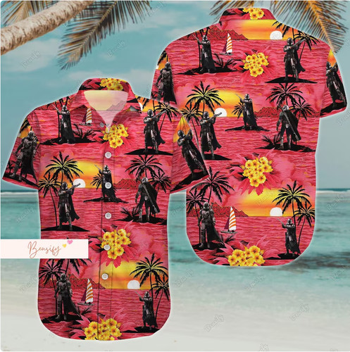 Camicia hawaii mandalorian - hawaii, 3d