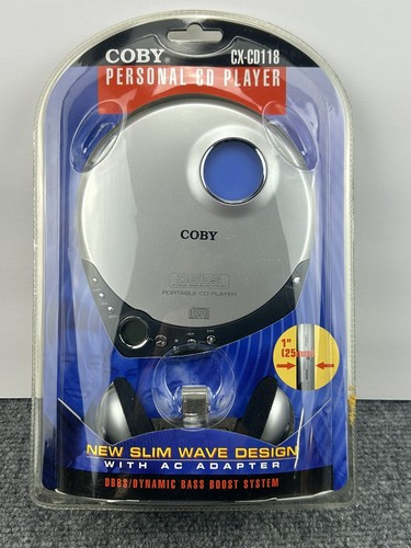 Coby cd118 con - cuffie, nuovo