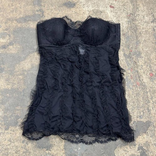 Top corsetto pizzo strati - top,