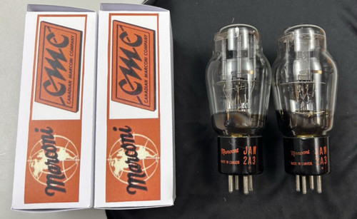 Marconi jan 2a3 tubes - 2x,