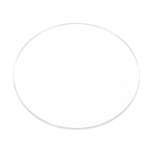 Flat sapphire glass - round, for