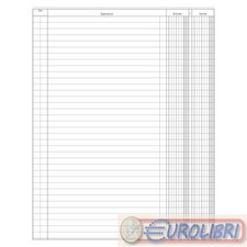 REGISTRO LIBRO CASSA A4 96