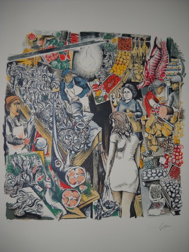 Renato guttuso serigrafia - guttuso,