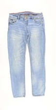 Jeans dritti da donna blu