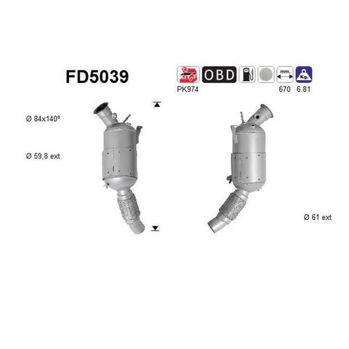 Fd5039 fuliggine filtro - as,
