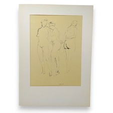 STAMPA DISEGNO 'NUDI DI DONNA' - GUTTUSO 1938