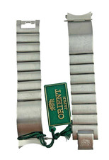 Cinturino Orologio Orient Attacco Curvo 18mm Acciaio Unisex Deployante Nuovo