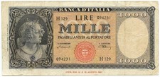 1000 LIRE ITALIA ORNATA DI PERLE 20/03/1947 BB