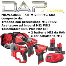 MILWAUKEE - KIT M12 FPP3C-602