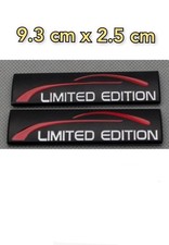 Fregia Stemma Logo Adesivo Nuovo Limited Edition Nero Accessori Auto 2 Pz