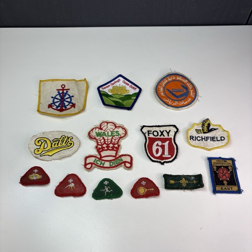 Vintage scout badges - vintage, patches