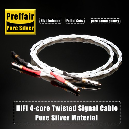 Coppia cavo rca argento puro - argento,