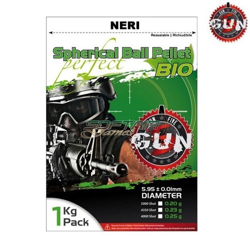 Pallini biodegradabili neri - biodegradabili,