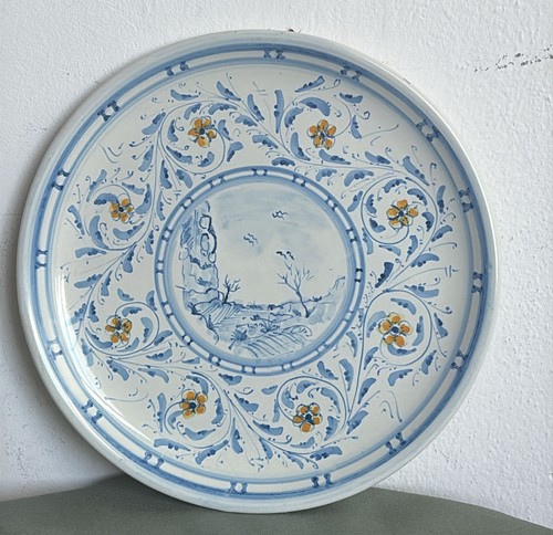 Piatto maiolica siciliana - piatto,