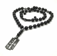 Collana ciondolo lama da barba