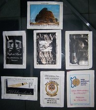 7 DIVERSE BUSTINE DI ZUCCHERO - SARDEGNA COLLECTION - VUOTE - DA COLLEZIONE