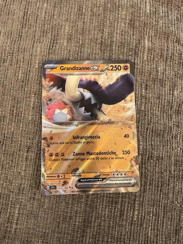 Carta pokémon grandizanne - carta,