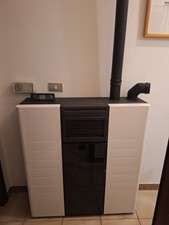 stufa a pellet  A Parete Coloritaly Modello Rubens 14kw Usata
