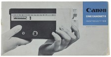 CANON CINE CANONET 8 INSTRUCTION. English edition. - Canon Camera Company,